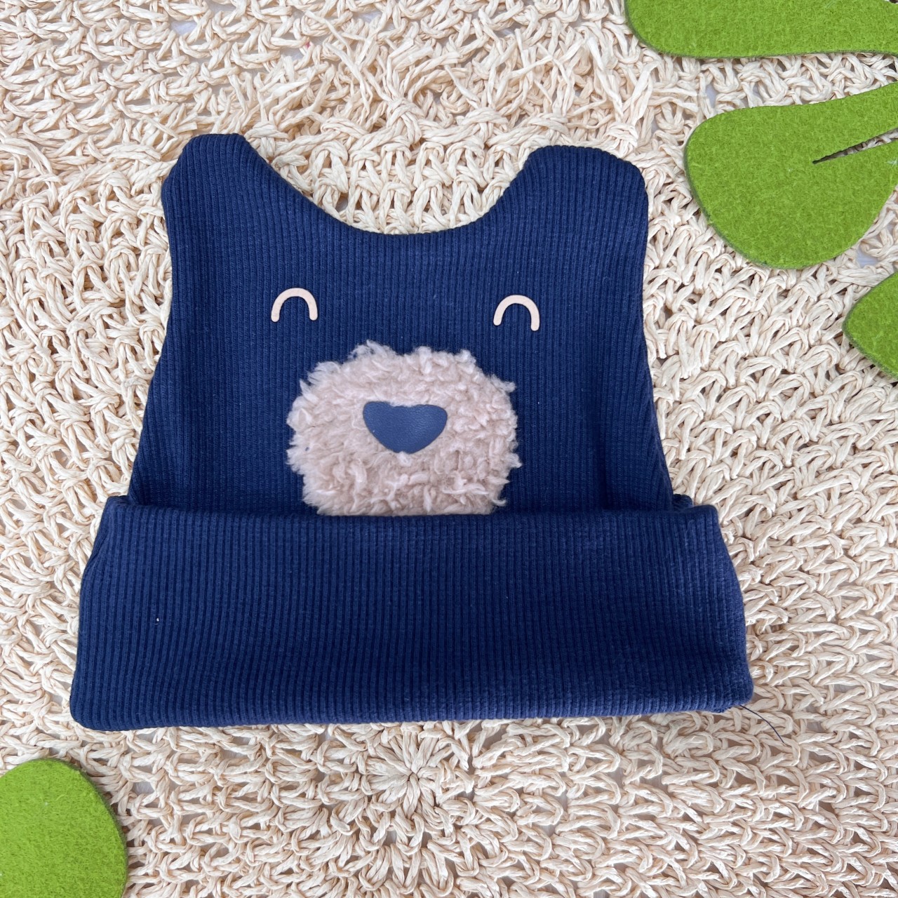 Gorro Ursinho - Marinho